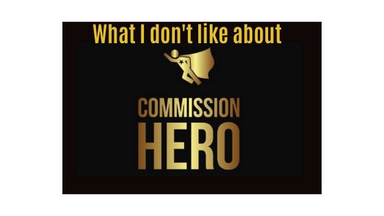 what i dont like about commission hero
