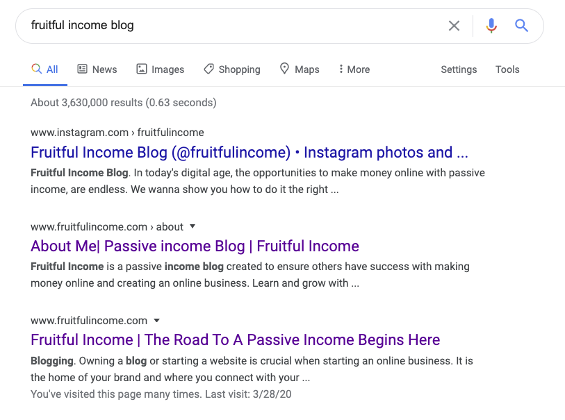 fruitful income blog